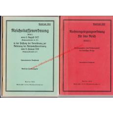 Reichskassenordnung (RKO) vom 6. August 1927 (Reichsministerialbl. S. 357) in der Fassung der Verordnung zur Änderung der Reichskassenordnung vom 8. Januar 1931 (Reichsministerialbl. S. 7) -