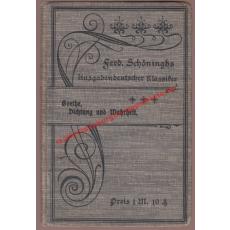 Aus meinem Leben: Dichtung und Wahrheit von J. W. von Goethe(1905) - Dahmen