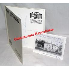 Karl Otto Götz: Bilder und Arbeiten auf Papier 1935 - 1988 , mit Signatur von Götz 