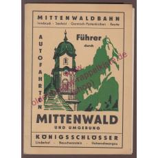 Führer durch Mittenwald und Umgebung (um 1950) - Karl,J.B.  u.a.