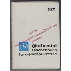 Taschenbuch für die Motor-Presse 1971 / Pocket Book for the Motoring Press 1971 - Kroll, Jens M.