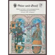 Stier und Greif  1995 Blätter zur Kultur- und Landesgeschichte in Mecklenburg-Vorpommern 5 - Wendt,Ralf (Red.)