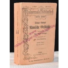 Römische Geschichte - 2.Band: Buch IX - XXVI  ( vor 1900) - Livius, Titus / Heusinger,Konrad( Übersetzer)