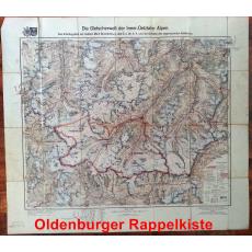 Karte: Die Gletscherwelt der Inner-Oetzthaler Alpen (1929) 