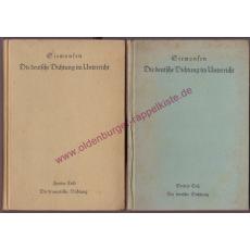 Die deutsche Dichtung im Unterricht - 2.+3.Teil: Die dramatische +  lyrische Dichtung (1942) - Siemonsen, Hans