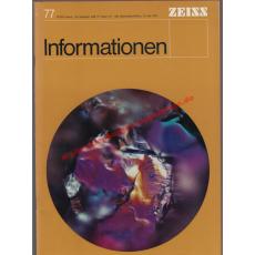 Zeiss Informationen Heft 77, 15. Juli 1970. 18.Jhg. - CARL ZEISS Oberkochen (Hrsg.)