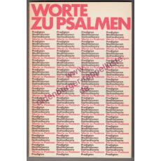 Worte zu Psalmen: Predigten, Meditationen, Gottesdienste  - Nitschke, Horst