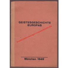 Geistesgeschichte Europas in der Neuzeit - bis zum Beginn der Aufklärung (1949) - Schnabel, Franz Prof. Dr. (nach)