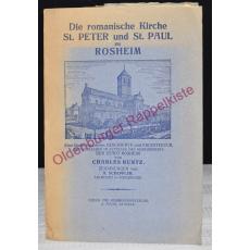 Die romanische Kirche St. Peter und St. Paul zu Rosheim (1923)  - Kuntz,Charles