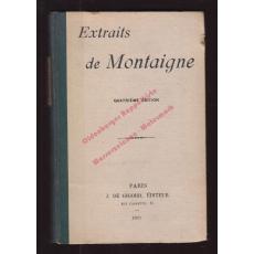 Extraits de Montaigne (1923) - Klein,Felix