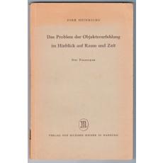 Das Problem der Objektsverfehlung im Hinblick auf Raum und Zeit (1952)  - Heinrichs, D.