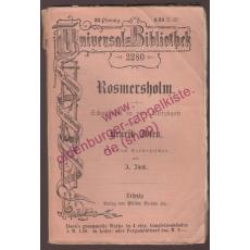 Rosmersholm: Schauspiel in 4 Aufzügen RUB 2280 (1887)  - Ibsen, Henrik