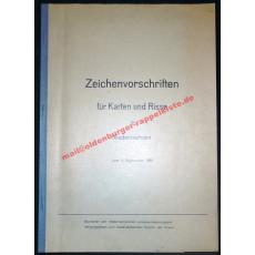 Zeichenvorschriften für Karten und Risse in Niedersachsen (1952)  