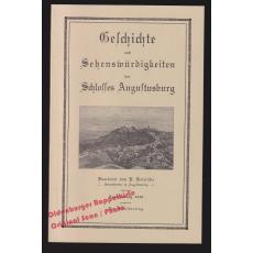 Geschichte und Sehenswürdigkeiten des Schlosses Augustusburg von P. Heinicke, Augustusburg 1920  ( Reprint )  -