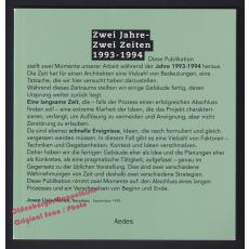 Josep Lluis Mateo, Barcelona: Zwei Jahre, zwei Zeiten - Neue Projekte  Galerie Aedes  - Feireiss, Kristin (Hrsg)