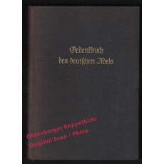 Gedenkbuch des deutschen Adels (1967)   - Schmettow, Matthias Graf v. (Hrsg)