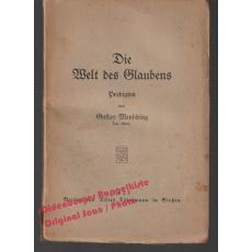 Die Welt des Glaubens: Predigten  (1925)  - Mensching, Gustav