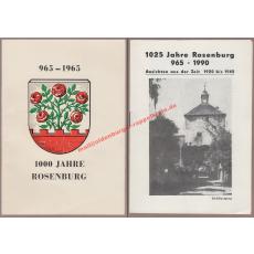 1000 Jahre Rosenburg  965 -1965   / 1025 Jahre Rosenburg 965 - 1990 -