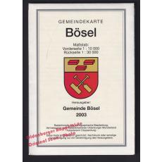 Gemeindekarte Bösel 2003  - Gemeinde Bösel (Hrsg)