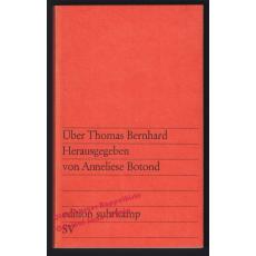 Über Thomas Bernhard (1970)   - Botond, Anneliese (Hrsg)