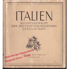 ITALIEN. Monatsschrift der Deutsch-Italienischen Gesellschaft 1. Jhrg Heft 2 (1942)  