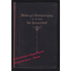 Der Brief des Paulus an die Galater (1914)  -  Busch, Wilhelm