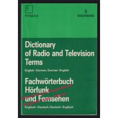 Fachwörterbuch Hörfunk und Fernsehen  - ARD/ZDF/BBC (Hrsg)