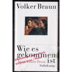 Wie es gekommen ist: Ausgewählte Prosa  - Braun, Volker