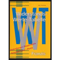 Widerstands-Werte-Tabelle: 13000 errechnete Widerstandswerte...  - Thommen, Jürg