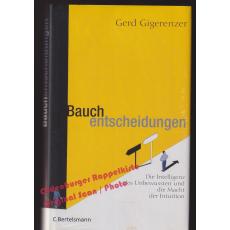 Bauchentscheidungen * OVP *  - Gigerenzer, Gerd