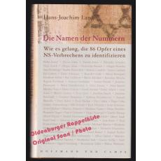 Die Namen der Nummern  - Lang, Hans-Joachim