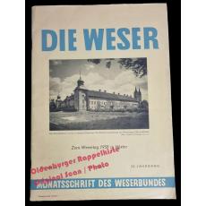 Die Weser: Zum Wesertag 1959 in Höxter; Monatsschrift (1959)