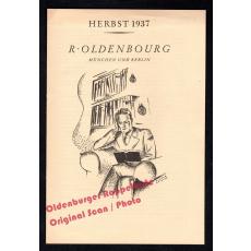 Verlagsverzeichnis * R. Oldenbourg * Herbst 1937