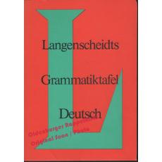 Langenscheidts Grammatiktafel Deutsch  - Wendt, Heinz F.