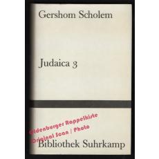 Judaica 3: Studien zur jüdischen Mystik  - Scholem, Gershom