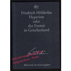 Hyperion oder der Eremit in Griechenland  - Hölderlin, Friedrich