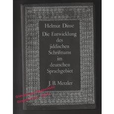 Die Entwicklung des jiddischen Schrifttums im deutschen Sprachgebiet (sign.) - Dinse, Helmut