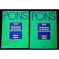 PONS Fachwörterbuch der KFZ- Technik Deutsch/Englisch - Englisch/Deutsch