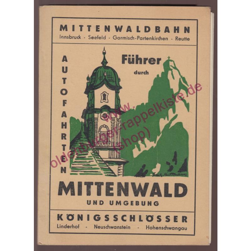 Führer durch Mittenwald und Umgebung (um 1950) - Karl,J.B.  u.a.