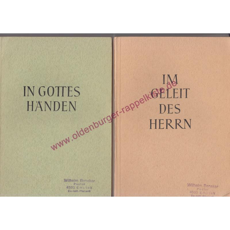 In Gottes Händen - Evangelisches Lesegut für Dreizehn- und Vierzehnjährige.(1956) - Bunzmann, Emil /Hahn, Lydia