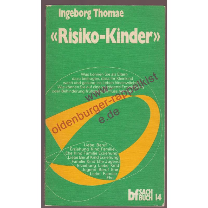 Risiko-Kinder  - Thomae, Ingeborg