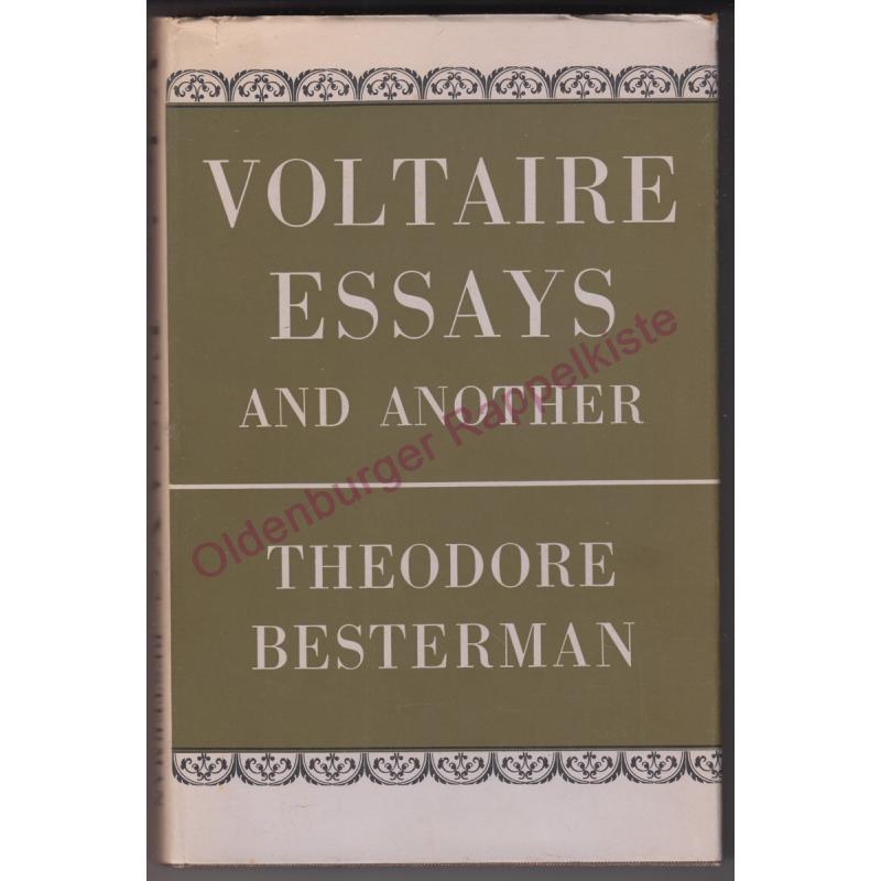 Voltaire Essays and Another (1962) - Besterman,Theodore