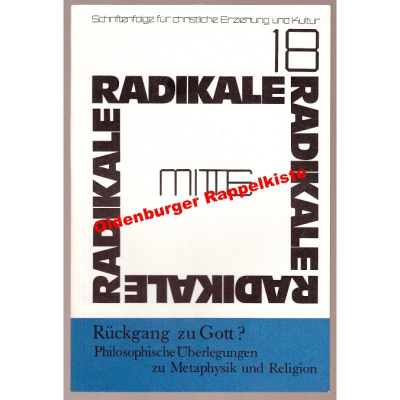 Rückgang zu Gott?  - Salaquarda, Jörg [Hrsg.]