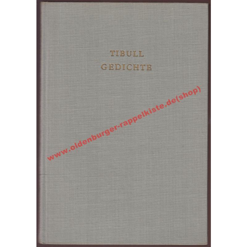 Tibull Gedichte  - deu - lat. - (1958) - Tibullus, Albius / Helm,Rudolf