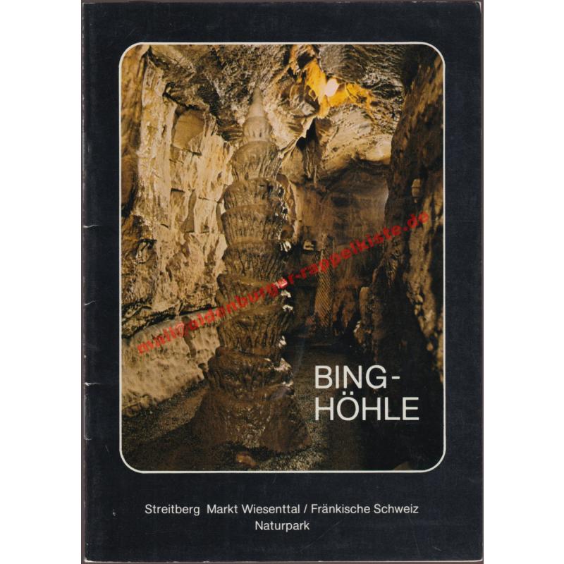 Binghöhle, Streitberg, Fränkische Schweiz -Tropfstein-Galerie-Höhle (1977) - Höhlenverwaltung Streitberg (Hrsg)