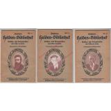 Illustrierte Helden-Bibliothek: Geistes und Kriegshelden aller Völker und Zeiten: Röntgen(Heft14) , Gutenberg (Heft (17) , Edison ( Heft 27)  - Gellert,Georg