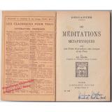 Les Meditations Metaphysiques: Les Classiques Pour Tous (1946)  - Descartes / Lemaire,Paul