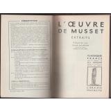 Loeuvre de Flaubert - extraits/Loeuvre de Musset - extraits/LAvare de Moliere  - Cuenot,C./ Salomon,P./ Melese,P.(présentés par)