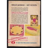 Mal Pudding mal Eis - beides von Dr.OETKER- Werbeflyer mit Rezepten - um 1950  - Dr.August Oetker Nährmittelfabrik GmbH , Bielefeld (Hrsg)