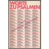 Worte zu Psalmen: Predigten, Meditationen, Gottesdienste  - Nitschke, Horst